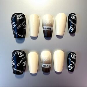 Custom Handmade Reusable Designer Press On Nails